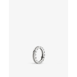 Bvlgari B.zero1 one-band 18ct white-gold and 0.84ct round-cut diamond ring