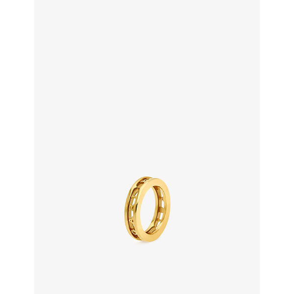 Bvlgari B.zero1 18ct yellow-gold band ring