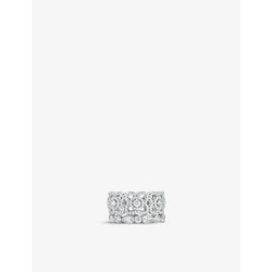 De Beers Jewellers Enchanted Lotus 18ct white-gold and 1.23ct diamond ring