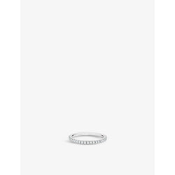 De Beers Jewellers Classic platinum and 0.23ct round-cut diamond eternity ring