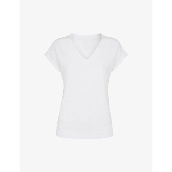 Whistles Willa organic cotton-jersey T-shirt