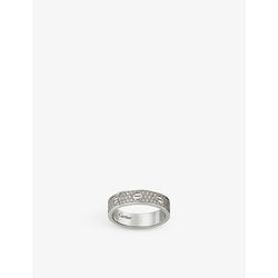 Cartier LOVE 18ct white gold and 88 diamond-paved wedding ring