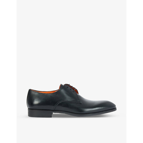 Santoni Simon leather Derby shoes