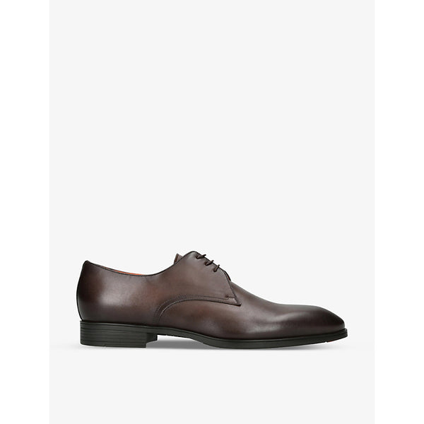  Santoni Simon leather Oxford shoes