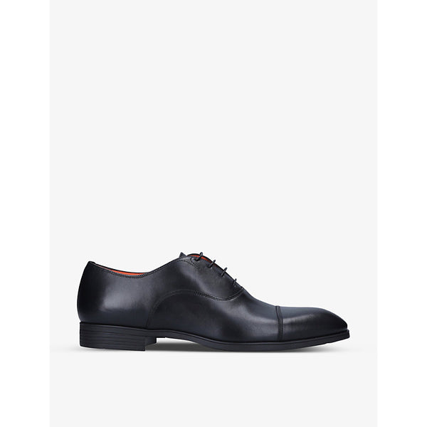 Santoni Simon leather Oxford shoes