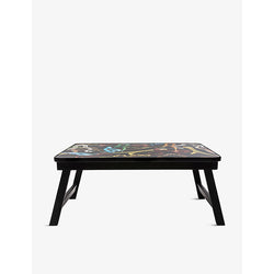 Seletti wears TOILETPAPER Snakes graphic-print wooden sofa tray 56cm x 38cm