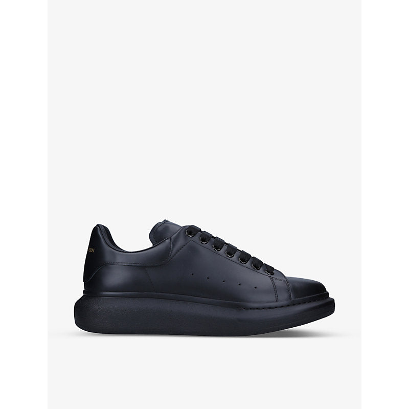  Alexander Mcqueen Men's Show leather platform trainers