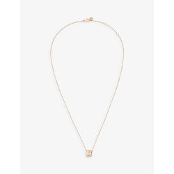 Chaumet Bee My Love 18ct rose-gold and 0.18ct brilliant-cut diamond pendant necklace