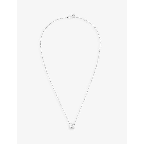 Chaumet Bee My Love 18ct white-gold and 0.18ct brilliant-cut diamond pendant necklace