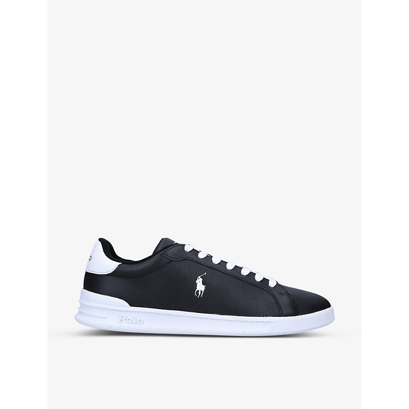 Polo Ralph Lauren Heritage Court II logo-embroidered suede low-top trainers