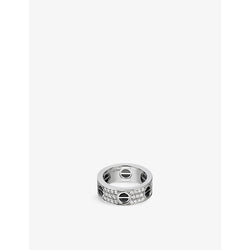 Cartier LOVE 18ct white-gold ceramic and 66 brilliant-cut diamond ring