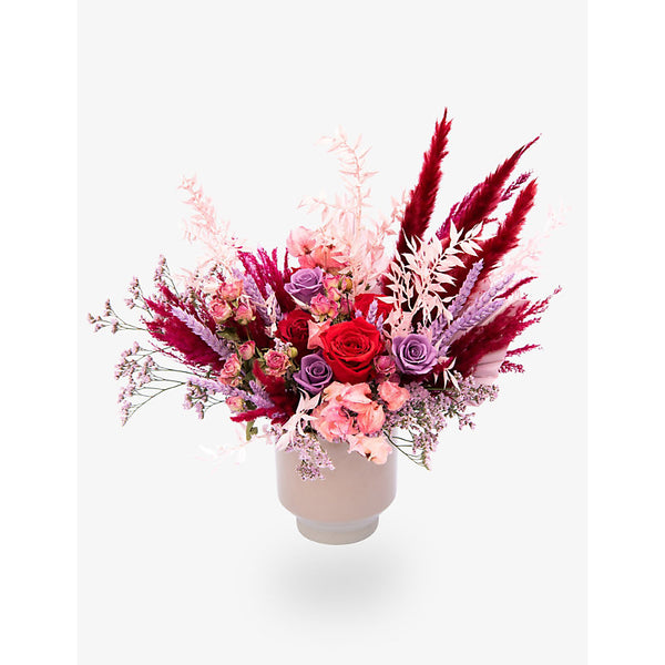 Your London Florist Colourful dried wedding centrepiece