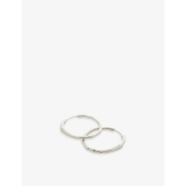 Monica Vinader Siren Muse sterling silver hoop earrings