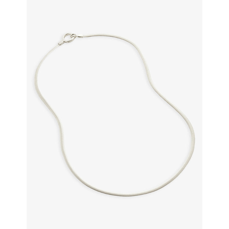 Monica Vinader Snake recycled sterling-silver chain necklace