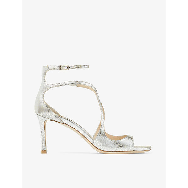 Jimmy Choo Azia 75 leather heeled sandals