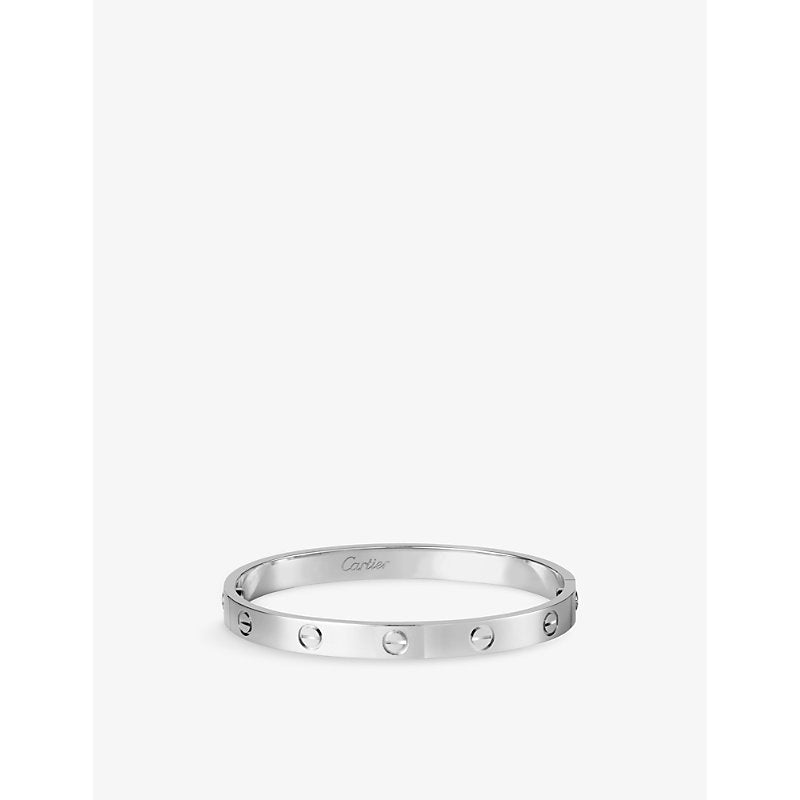 Cartier LOVE 18ct white-gold bracelet