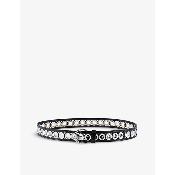 Sandro Adelia studded leather belt