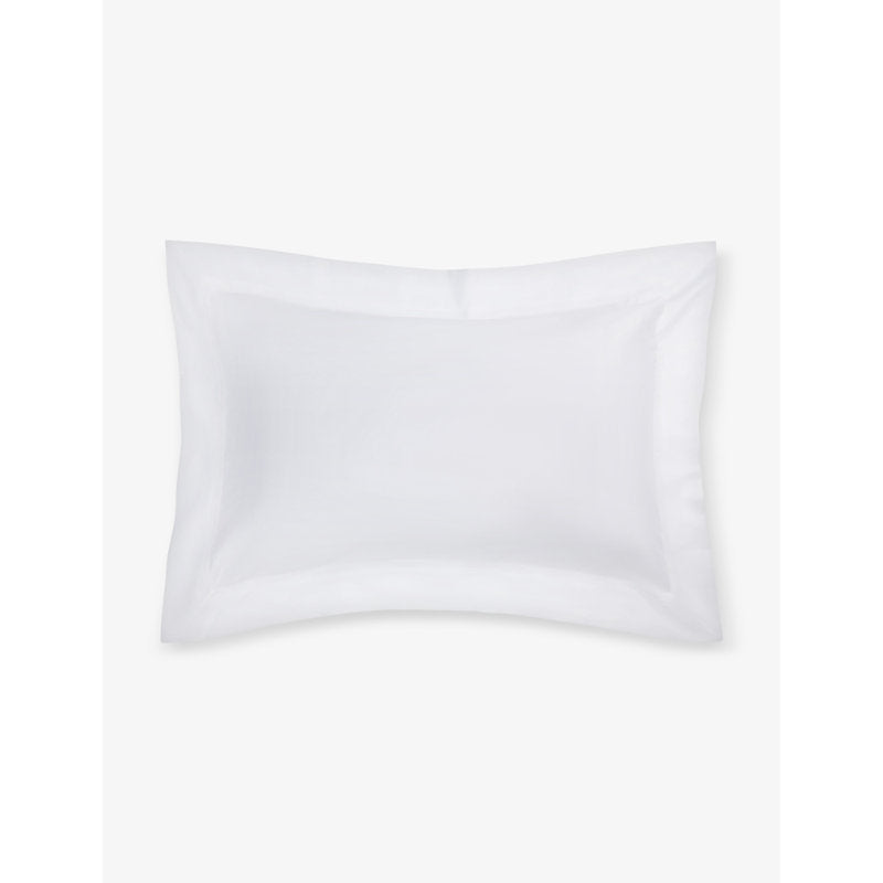 The White Company Cranleigh Oxford cotton pillowcase 50cm x 75cm