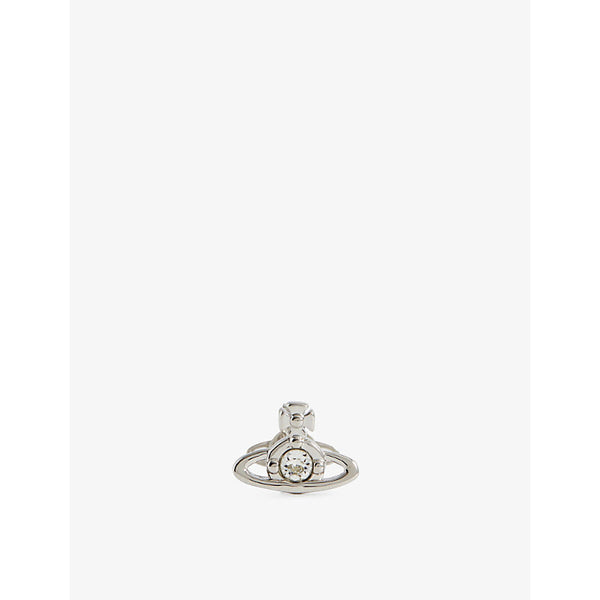 Vivienne Westwood Solitaire brass single stud earring