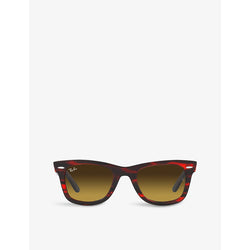  Ray-Ban RB2140 Wayfarer tortoiseshell acetate sunglasses