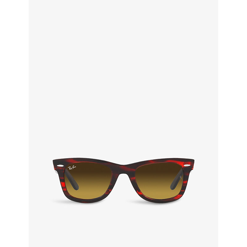  Ray-Ban RB2140 Wayfarer tortoiseshell acetate sunglasses