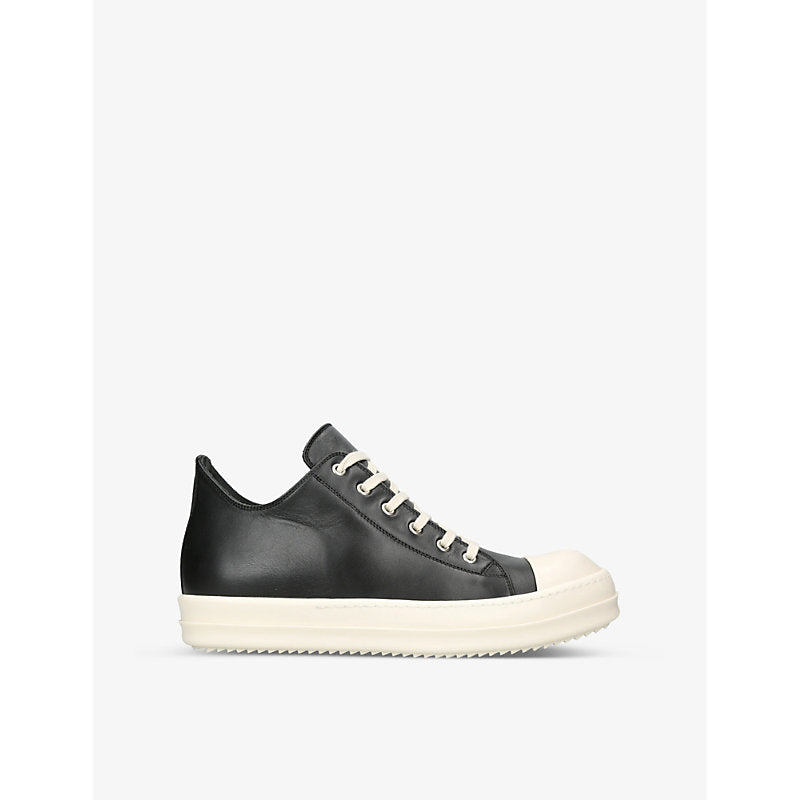 Rick Owens Classic toe-cap leather low-top trainers