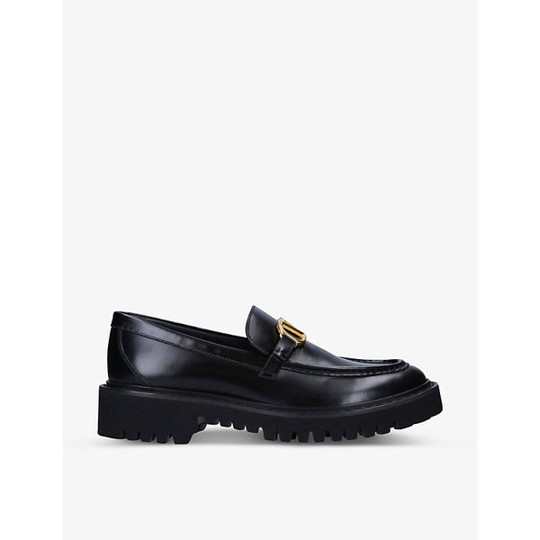 Valentino Garavani VLOGO logo-embellished leather loafers