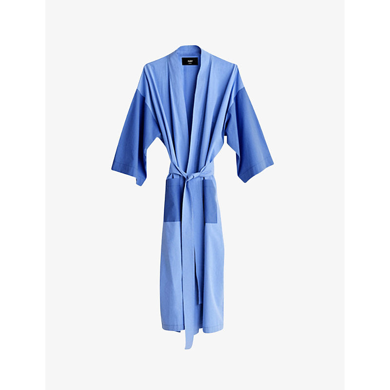 Hay Duo self-tie cotton robe