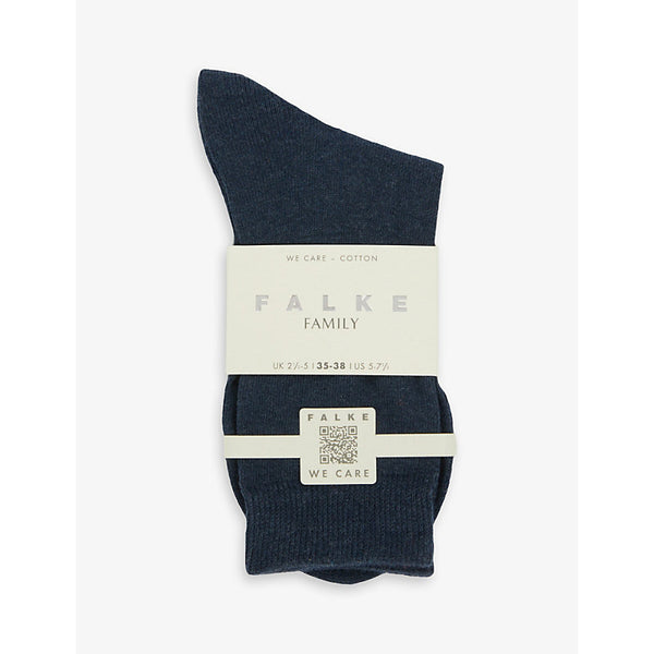  Falke Family brand-print stretch-cotton blend socks