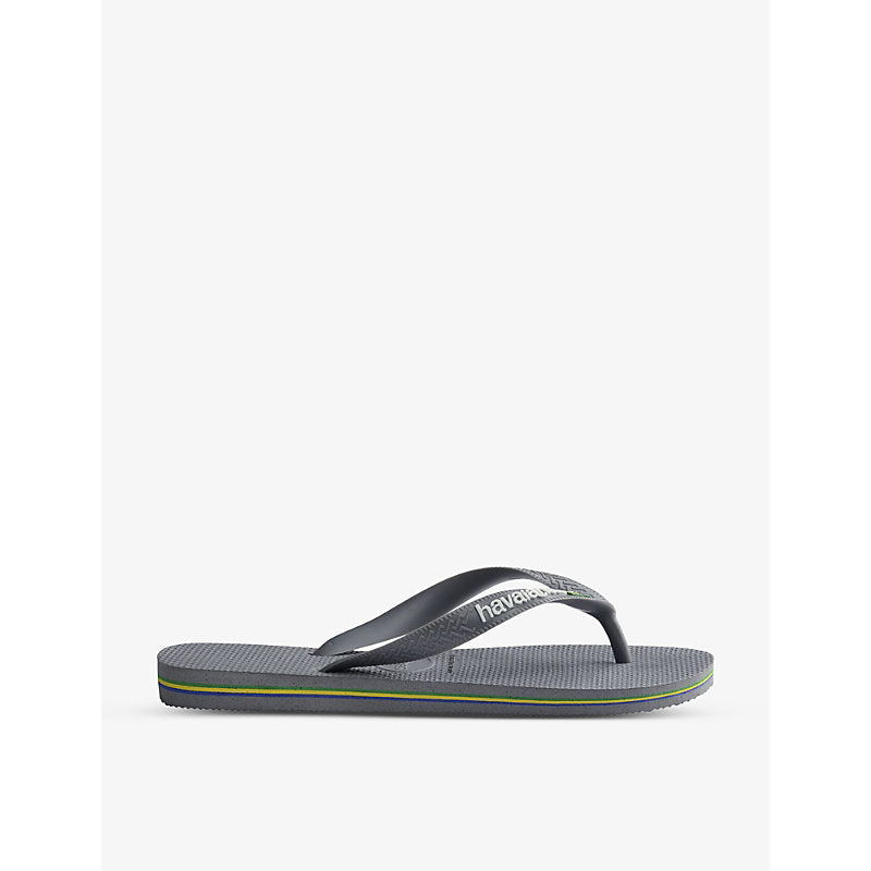 Havaianas Brazil logo-embossed rubber flip flops | Havaianas