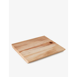 Goldfinger Grained upcycled-beechwood serving board 40cm