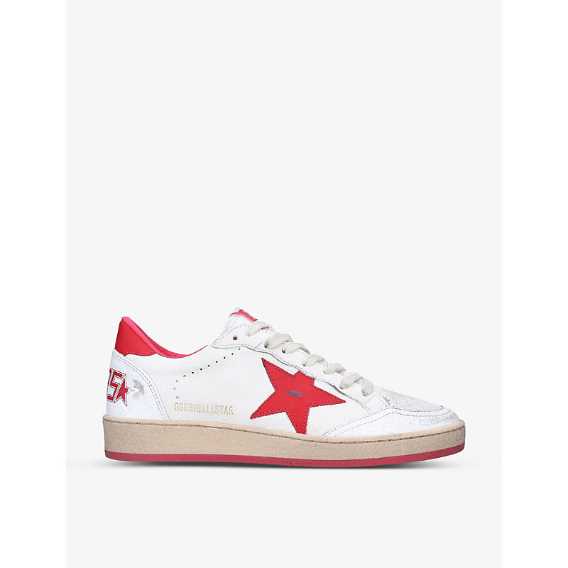  Golden Goose Ball Star 10275 leather low-top trainers