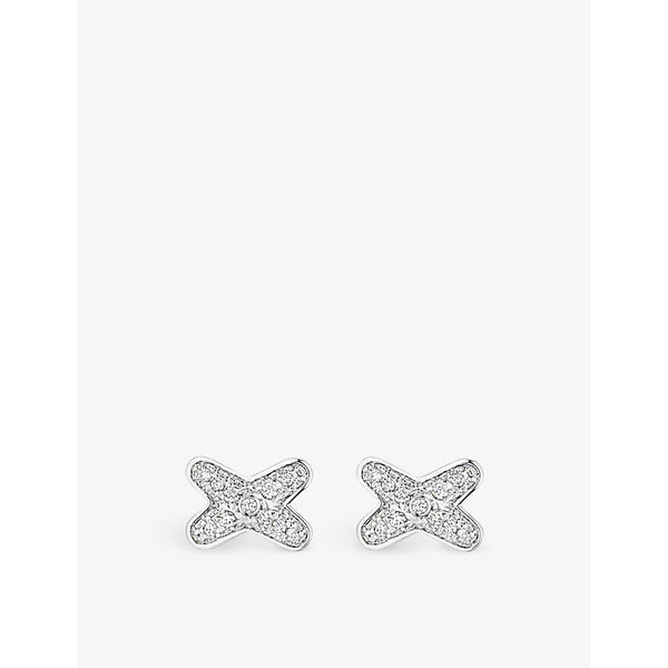 Chaumet Jeux de Liens 18ct white-gold and 0.16ct brilliant-cut diamond single earring