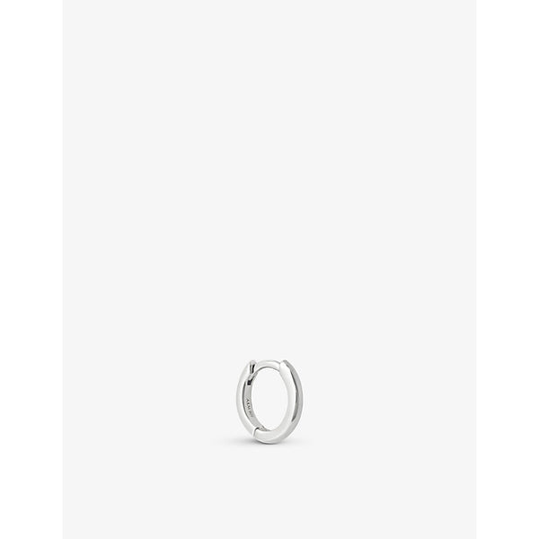  Astrid & Miyu Essential recycled sterling-silver 925 single hoop earring