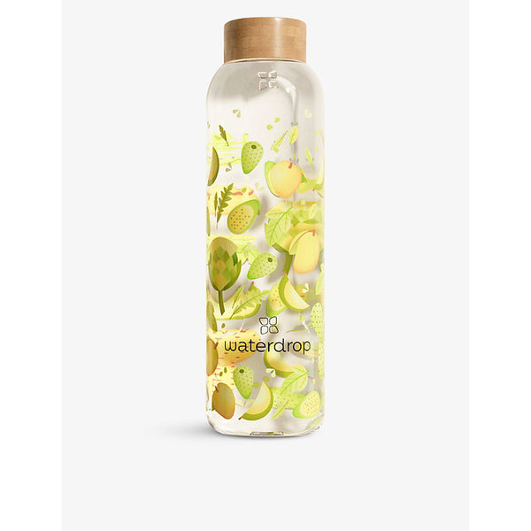 Waterdrop Edition Glow graphic-print glass bottle 600ml