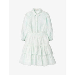 Malina Emme frilled cotton mini dress | MALINA