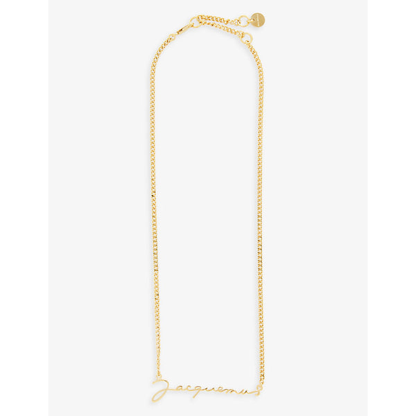 Jacquemus Le necklace Signature brass necklace