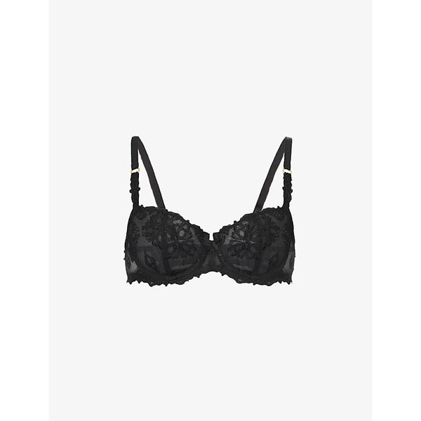  Chantelle Champs Elysées embroidered balconette bra