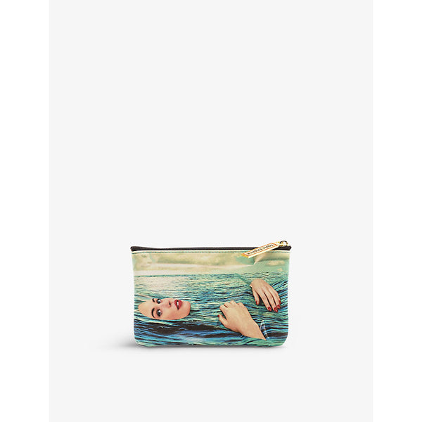 Seletti wears TOILETPAPER Sea Girl faux-leather coin bag