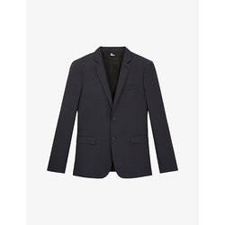  The Kooples Single-breasted slim-fit wool suit jacket