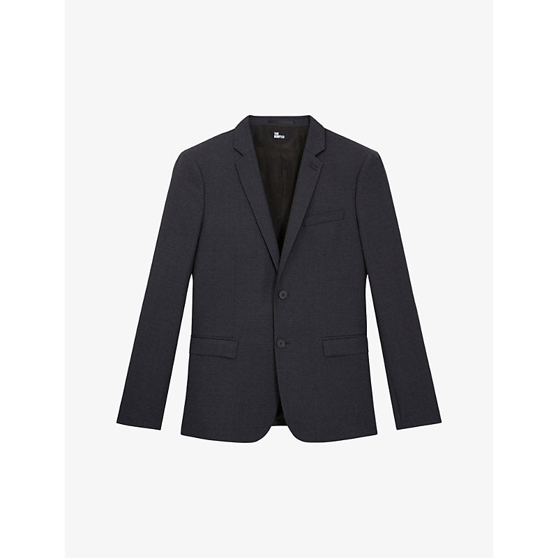  The Kooples Single-breasted slim-fit wool suit jacket