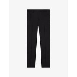  The Kooples Slim-fit straight-leg wool suit trousers