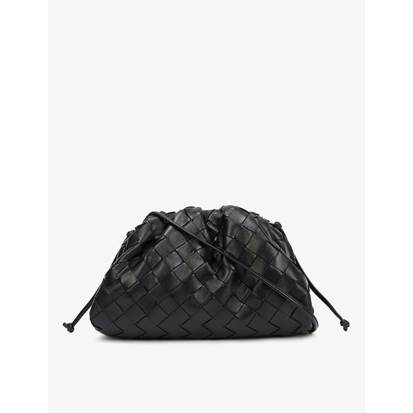 Bottega Veneta The Pouch small Intrecciato leather clutch bag | LYBSTORE