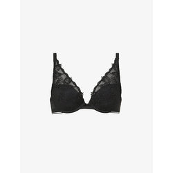  Simone Perele Bloom embroidered underwired stretch-woven push-up bra