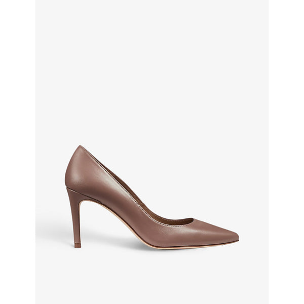 Lk Bennett Floret pointed-toe leather courts | Lk Bennett