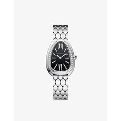 Bvlgari Serpenti Seduttori stainless-steel quartz watch