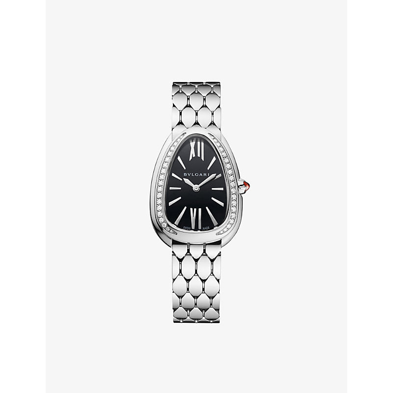 Bvlgari Serpenti Seduttori stainless-steel quartz watch