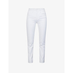  Paige Cindy slim-fit mid-rise stretch-cotton jeans