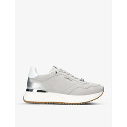 Carvela Flare contrast-sole suede low-top trainers