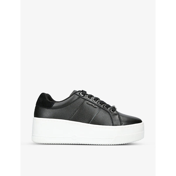 Carvela Connect platform-sole leather trainers | Carvela